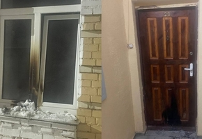 В Лиде пьяный мужчина попытался поджечь окна и двери квартиры своих приятелей