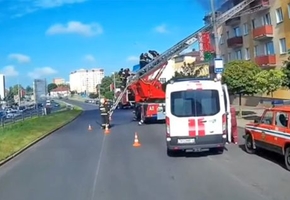В Лиде горела квартира: работники МЧС спасли хозяйку