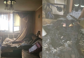 В Лиде при пожаре в квартире многоэтажного дома погибли два пенсионера