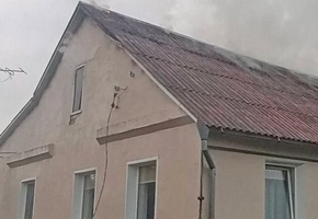 В Лидском районе из-за удара молнии произошёл пожар в жилом доме