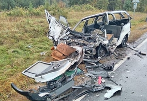 В Вороновском районе водитель такси на Renault устроил лобовое ДТП. Водитель Opel находится в тяжёлом состоянии