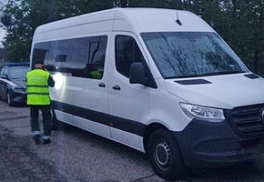 На М6 транспортная инспекция поймала нелегальную маршрутку. Автомобиль изъяли