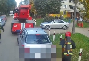 В Лиде спасатели ликвидировали пожар в общежитии
