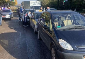 На ул. Коммунистической произошла массовая авария