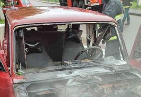 Автомобили ВАЗ и Volkswagen загорелись в Лидском районе