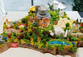 В Минске испекли торт с Лидским замком весом 40 кг