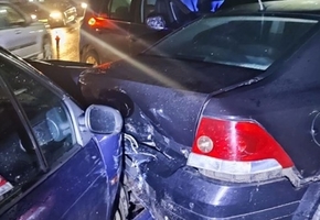 Три автомобиля попали в ДТП в Лиде