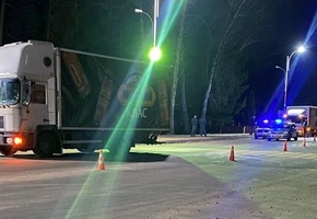 В Лидском районе грузовик сбил пьяную женщину на пешеходном переходе