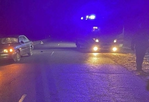 В Вороновском районе вечером пешеход попал под колёса Audi 100