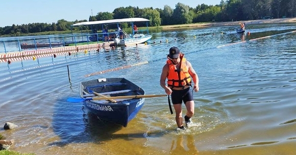 В Лиде прошли областные соревнования ОСВОД по спасательному многоборью