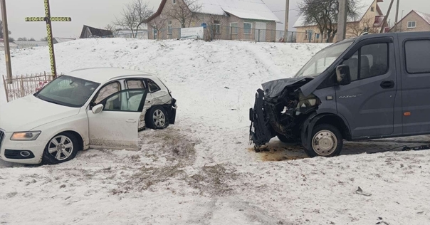 В Вороновском районе Audi не уступил ГАЗели