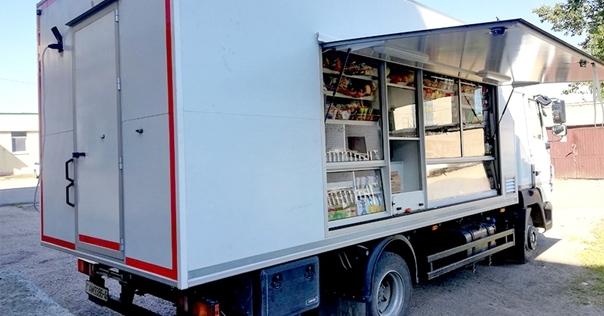 В Гродненской области для обслуживания населения в сельской местности был приобретён 21 новый автомагазин