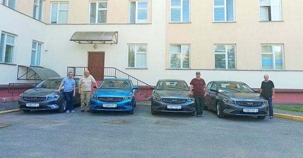 В Лидскую ЦРБ  поступили 4 новых Geely Emgrand