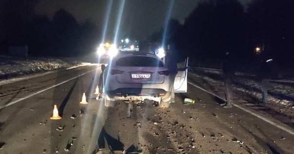 В Лиде россиянин на Infiniti врезался в городской автобус