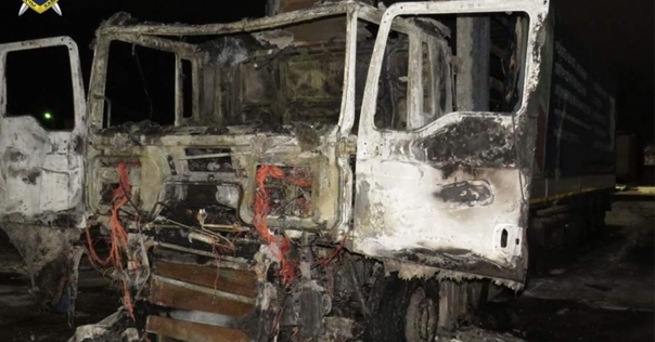 В Лиде на территории «Лидаспецавтотранс» загорелся грузовик, мужчина погиб