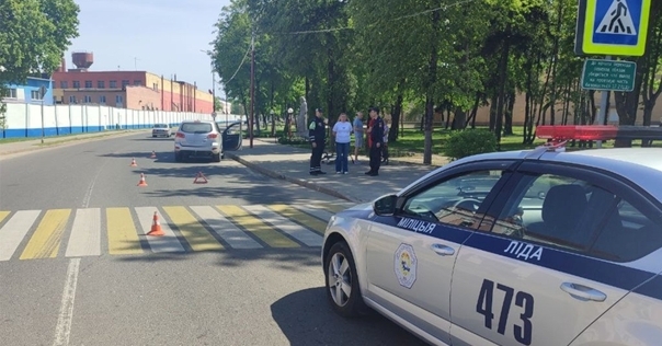 В Лидском районе на пешеходном переходе Hyundai сбил 13-летнего велосипедиста