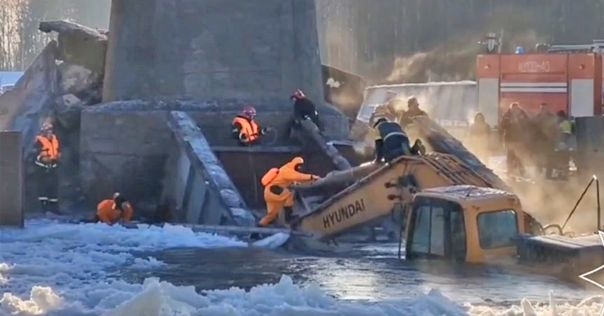 В Лидском районе обрушился пролет неэксплуатируемого моста через реку Неман