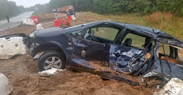 На дороге «Лида — Слоним — Бытень» произошло ДТП, в результате которого один из водителей попал в больницу