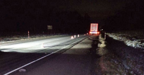 В Вороновском районе фура наехала на пешехода. Мужчина погиб на месте происшествия