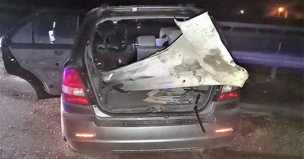 На М6 произошло смертельное ДТП. Kia Sorento врезался в металлическое ограждение, которое пробило автомобиль насквозь