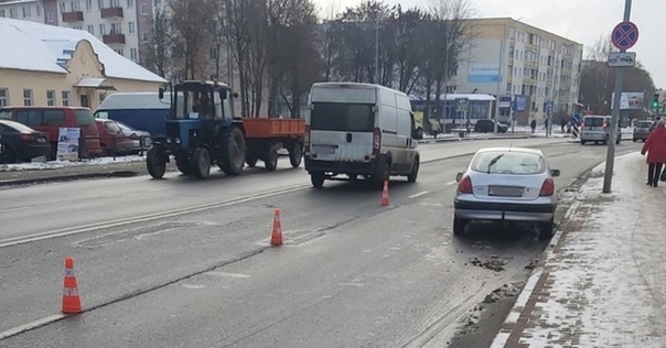 В Лиде автомобиль Toyota наехал на пенсионерку, которая вышла на дорогу