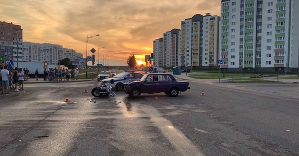 В Лиде следователи ищут очевидцев аварии с участием мотоциклиста