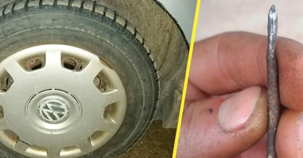 На трассе М6 «Минск — Гродно» на одном из участков дороги сразу несколько автомобилей прокололи шины