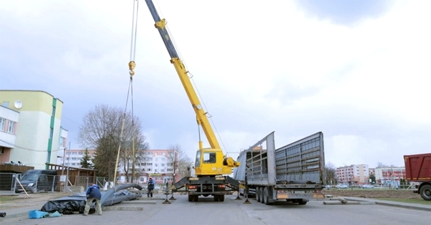 В центре Лиды началось строительство многофункционального центра «Аура»
