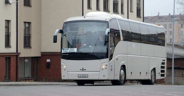 Появился новый автобус на маршрут «Минск — Ивье — Вороново — Вильнюс — Таркай»