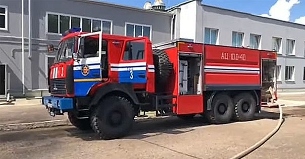 В Лиде на автозаводе «Неман» в покрасочном боксе произошёл пожар