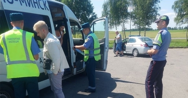 Нелегальную маршрутку задержали на М6