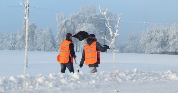 В Лиде волонтёры будут помогать с уборкой снега