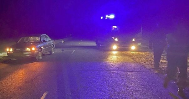В Вороновском районе вечером пешеход попал под колёса Audi 100