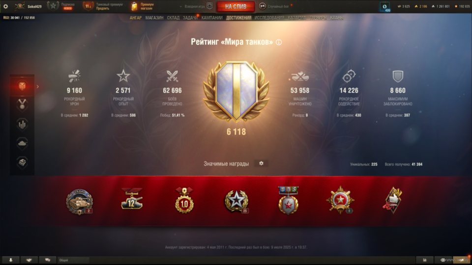 Аккаунт World of Tanks, фота 1