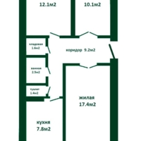 Продаётся 3-к квартир по ул. Машерова,23 корп.1, фота 2